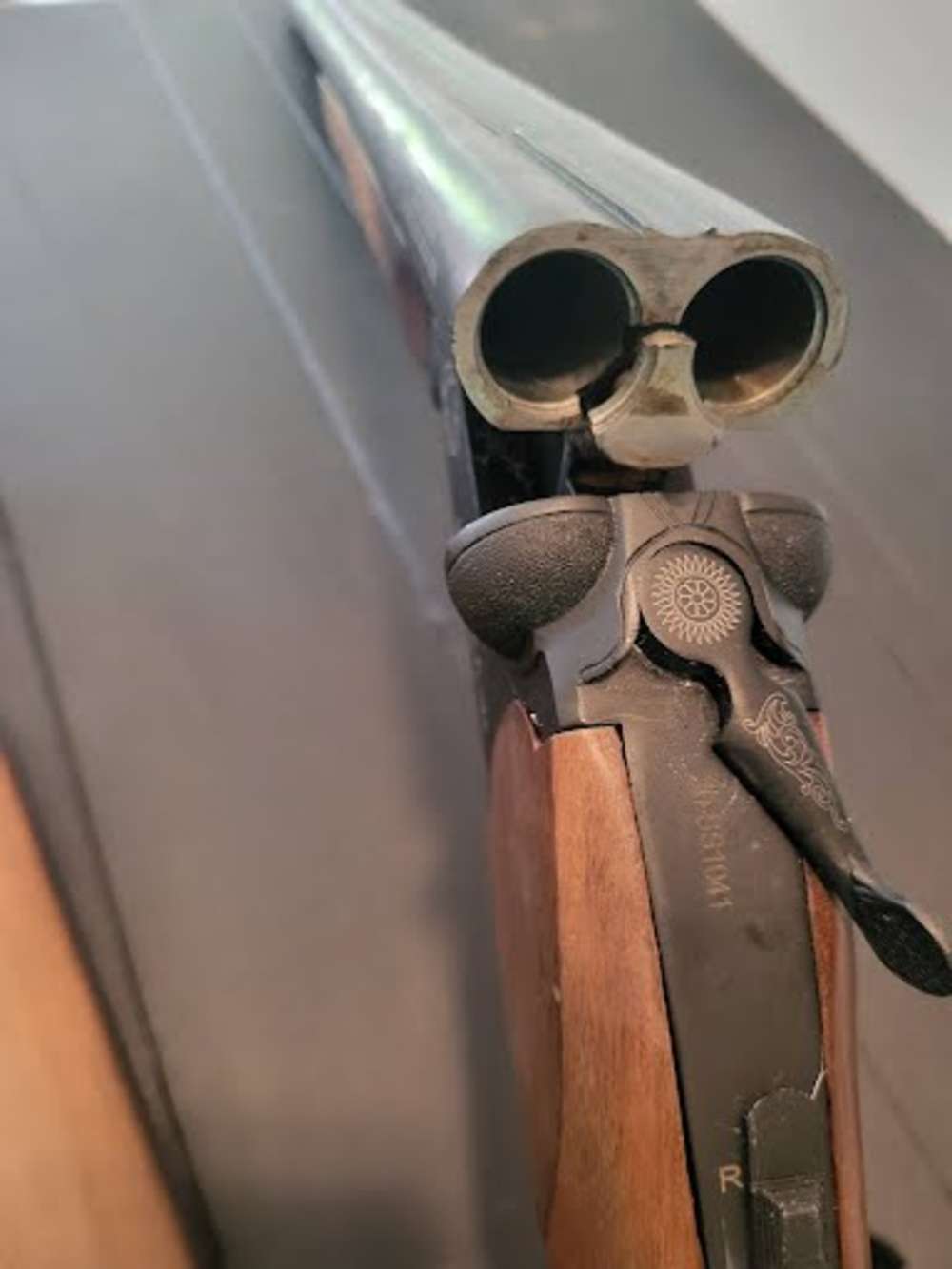Black Aces SXS Side By Side 12 Ga. coach gun Single Trigger No Hammers-img-3