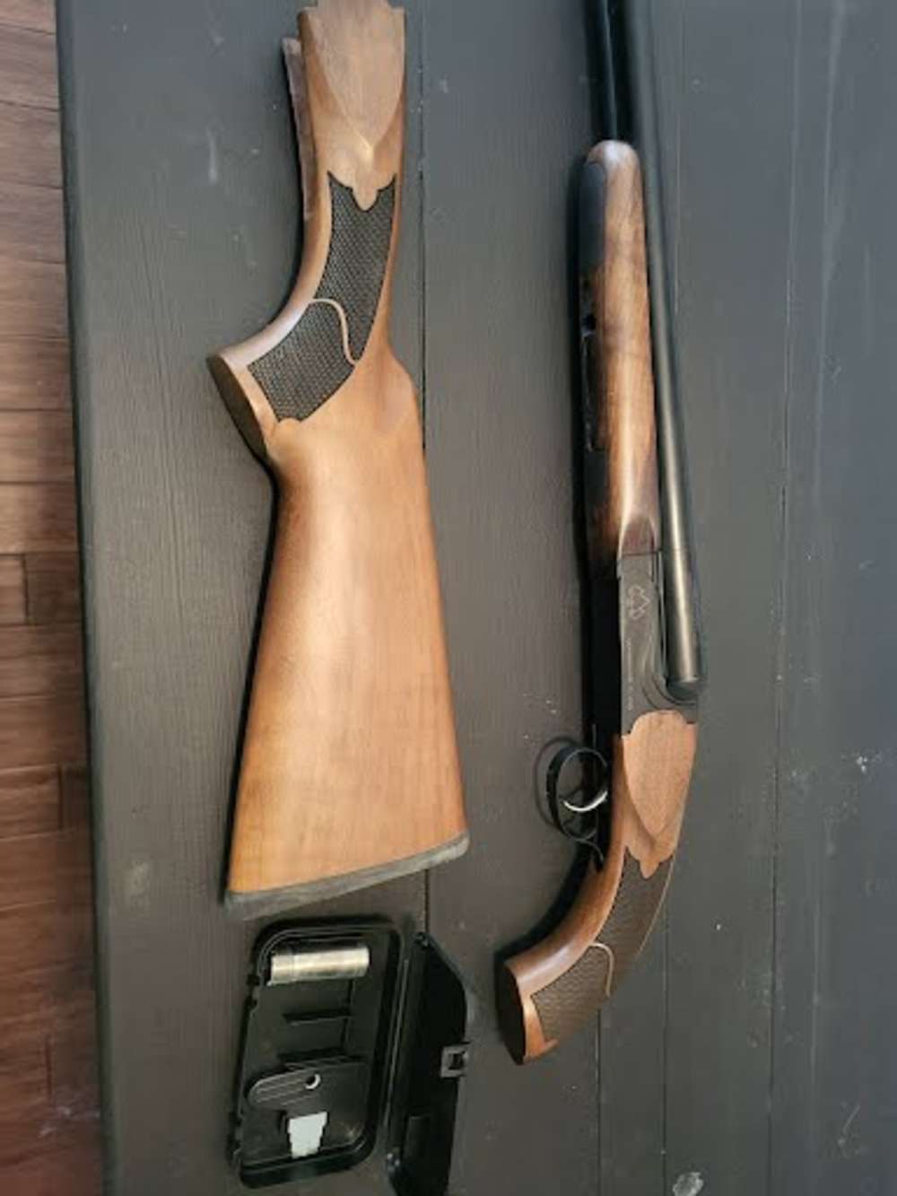 Black Aces SXS Side By Side 12 Ga. coach gun Single Trigger No Hammers-img-1