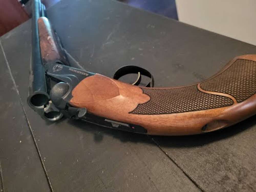 Black Aces SXS Side By Side 12 Ga. coach gun Single Trigger No Hammers-img-4