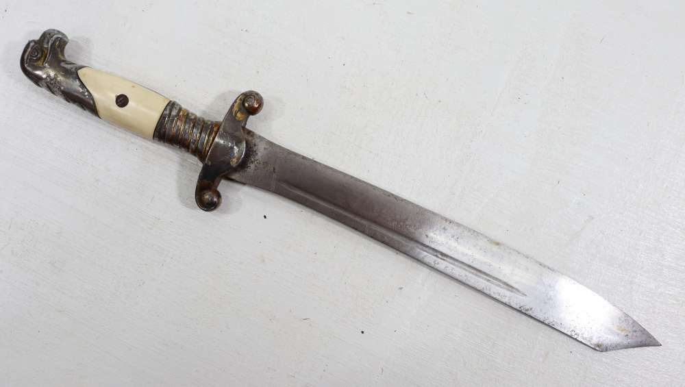 ORG WWII GERMAN RAD LEADER HEWER DAGGER NO SCABBARD WKC MFG-img-6