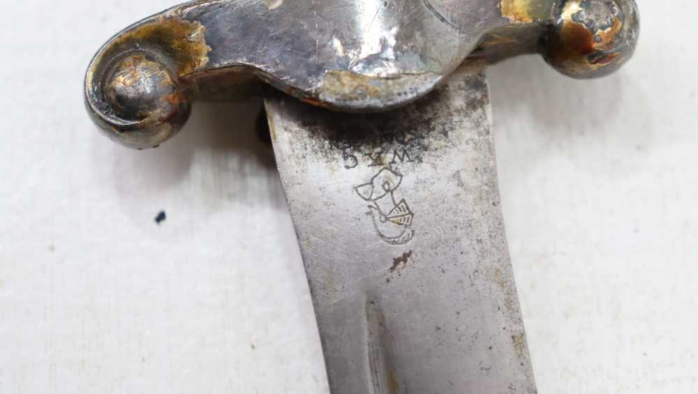 ORG WWII GERMAN RAD LEADER HEWER DAGGER NO SCABBARD WKC MFG-img-18
