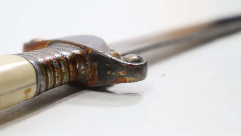 ORG WWII GERMAN RAD LEADER HEWER DAGGER NO SCABBARD WKC MFG-img-11