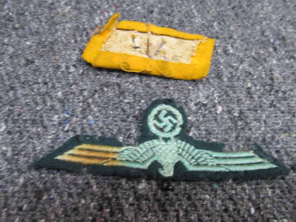 6 PIECES WWII ORIGINAL GERMAN UNIFORM INSIGNI-ARMY/NAVY/LUFTWAFFE-img-6