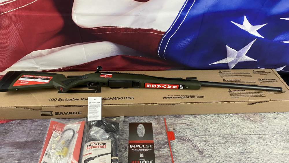 Savage Arms IMPULSE HOG HUNTER 300 Win Mag 24" 57656 STRAIGHT PULL RIFLE -img-0