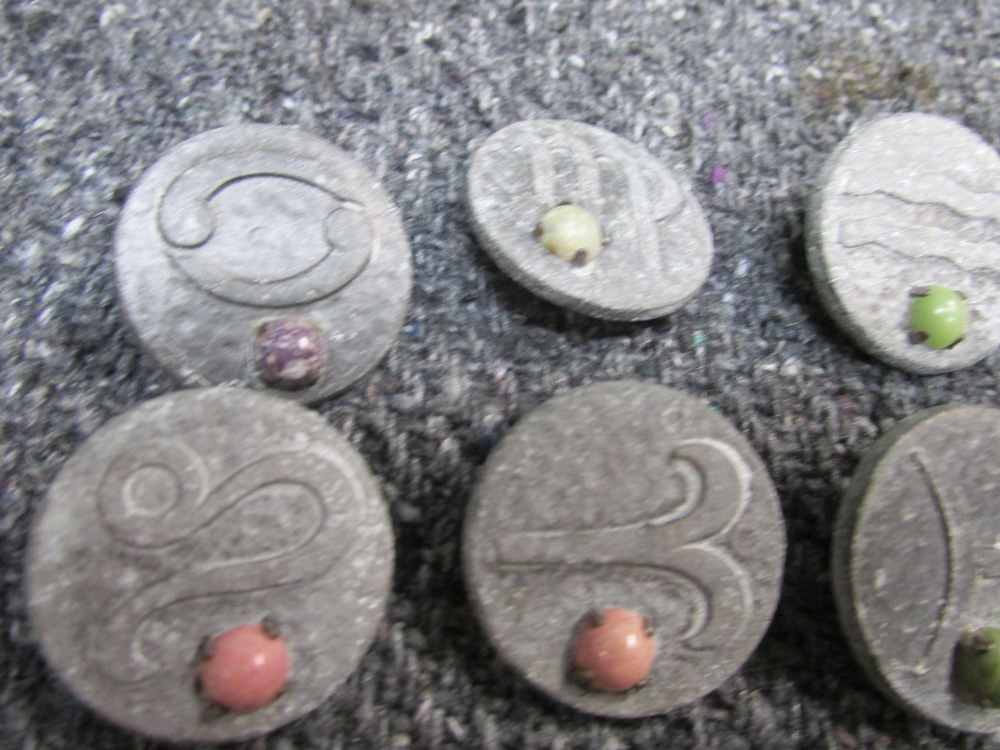 10 PIECE SET ORIGINAL WWII GERMAN WHW WINTER RELIEF "SYMBOLS" PINS-img-2