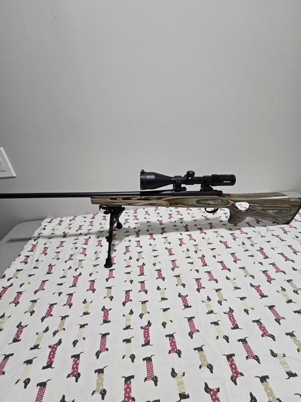 Nice Remington 700 223 win laminated stock -img-0