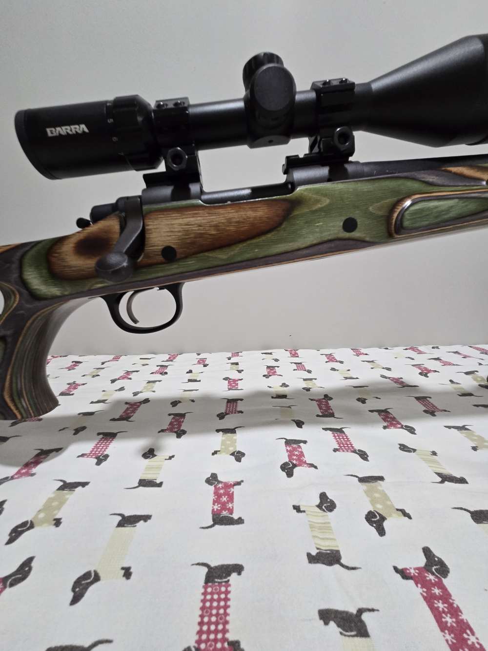 Nice Remington 700 223 win laminated stock -img-5