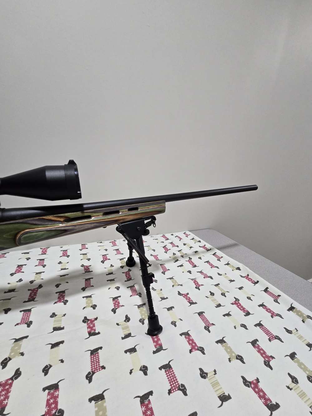 Nice Remington 700 223 win laminated stock -img-7