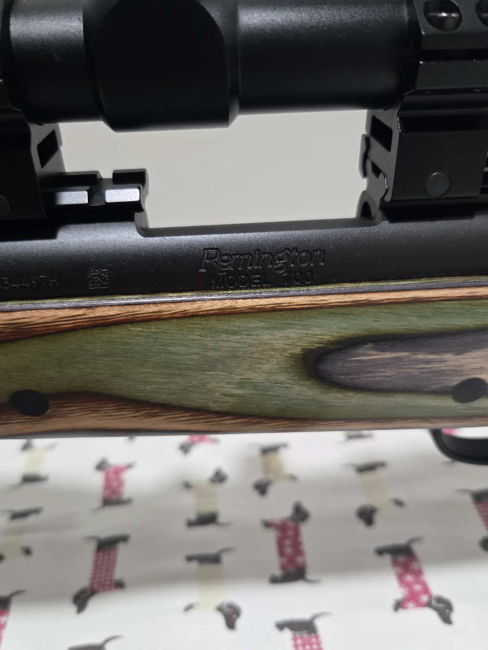 Nice Remington 700 223 win laminated stock -img-3