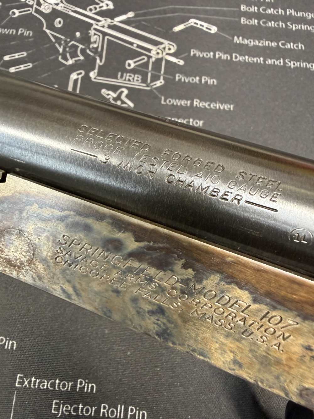 Excellent+ Vintage Pre NO Serial # Springfield 107 410 Gauge Savage Arms -img-69