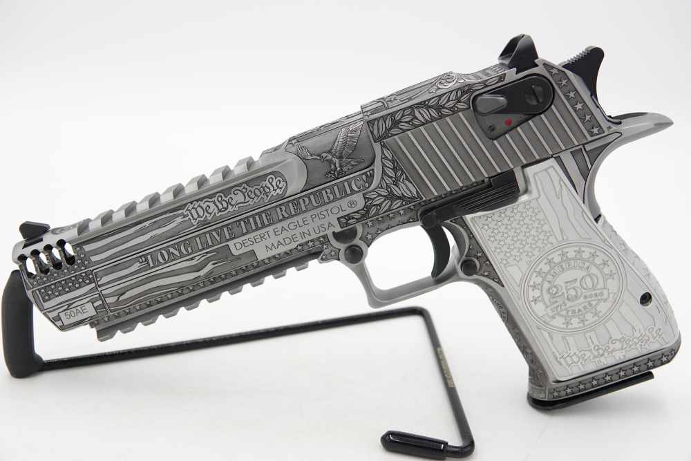NEW! Custom Engraved Desert Eagle DE50SRMB .50 AE AMERICA 250th ANNIVERSARY-img-4