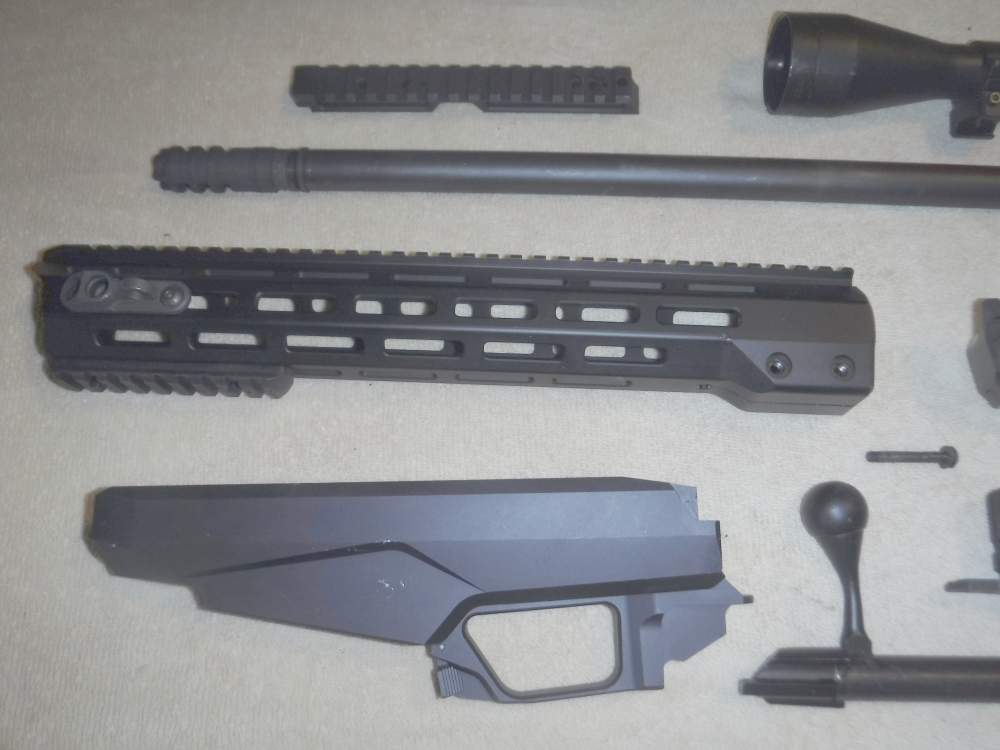 TIKKA MODEL T3X  TACTICAL .308 RIFLE REBUILD PARTS SET W/ SCOPE.  EXC.!!-img-2