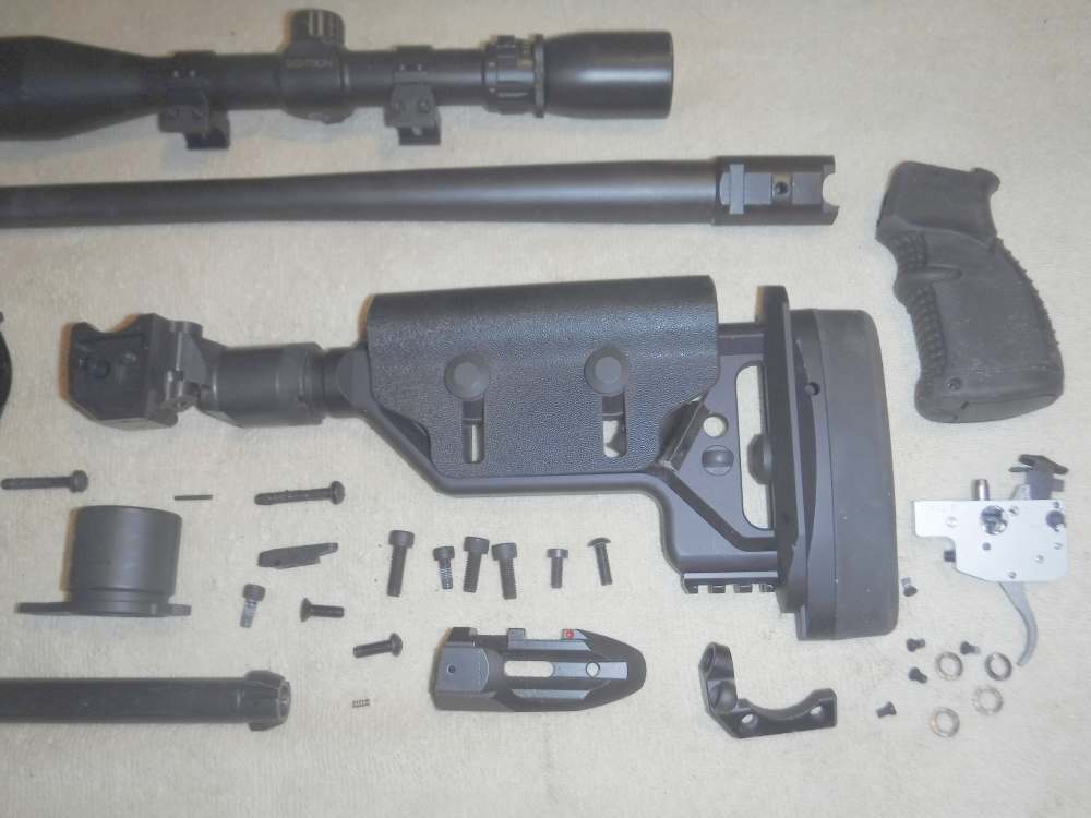TIKKA MODEL T3X  TACTICAL .308 RIFLE REBUILD PARTS SET W/ SCOPE.  EXC.!!-img-3