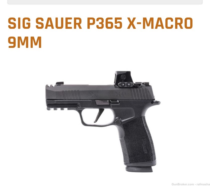 Sig Sauer P365-Macro Comp 9mm 3.1”/ Romeo-X -img-0