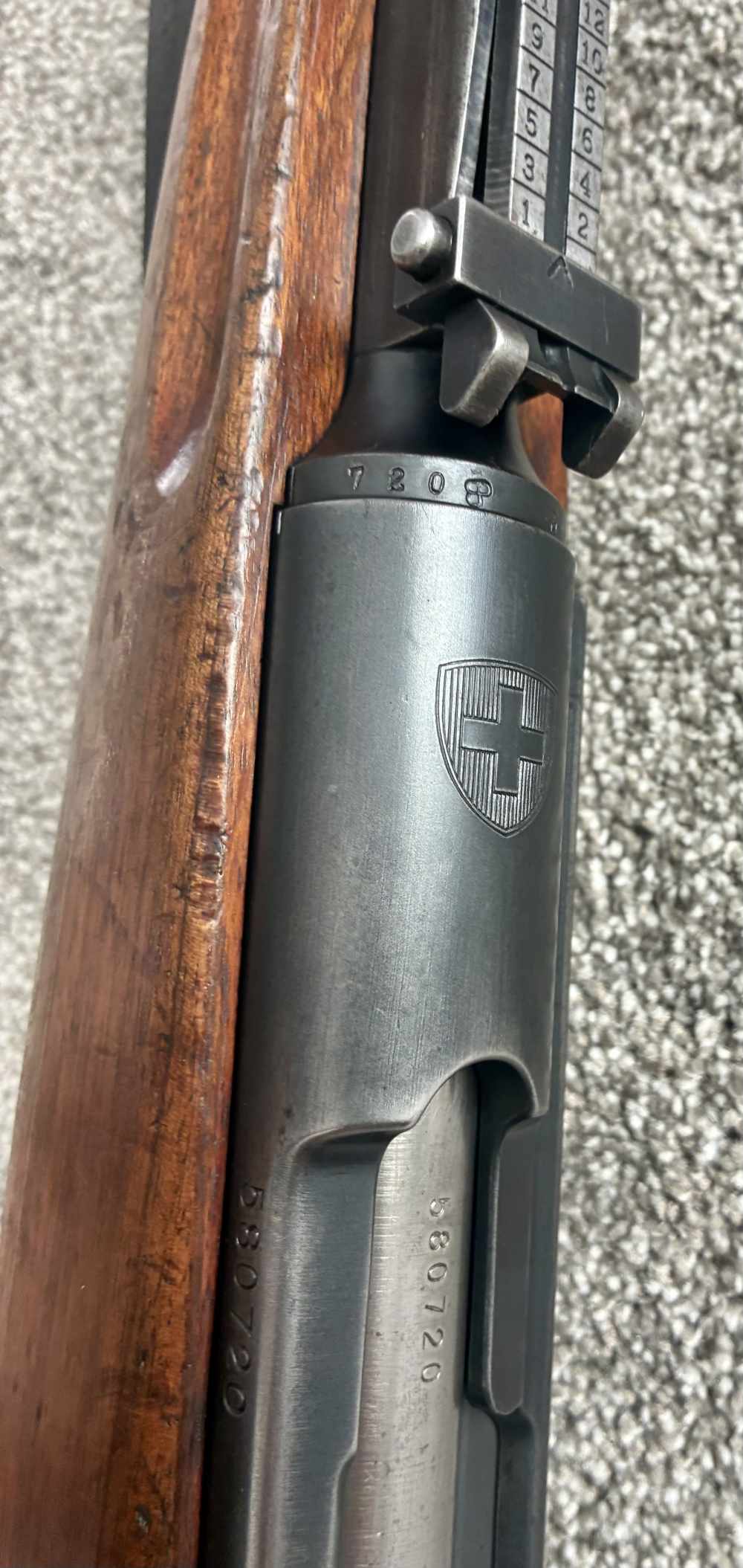 1941 Swiss K31, 7.5×55 Swiss, C&R ok, Matching Numbers, Clean Bore-img-15