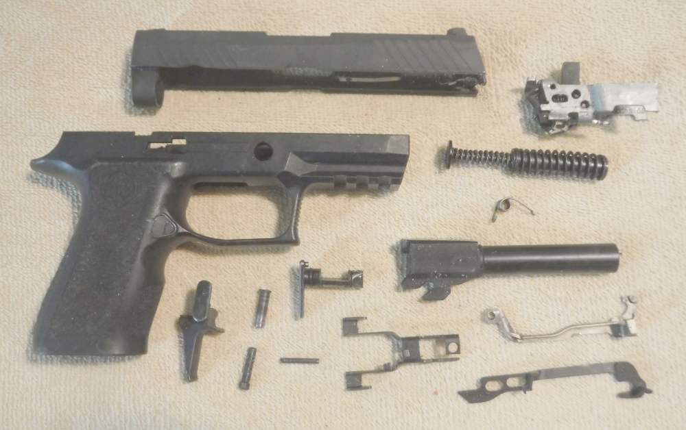 SIG SAUER P320 SP 9MM PISTOL REBUILD PARTS SET.  VG+!-img-1