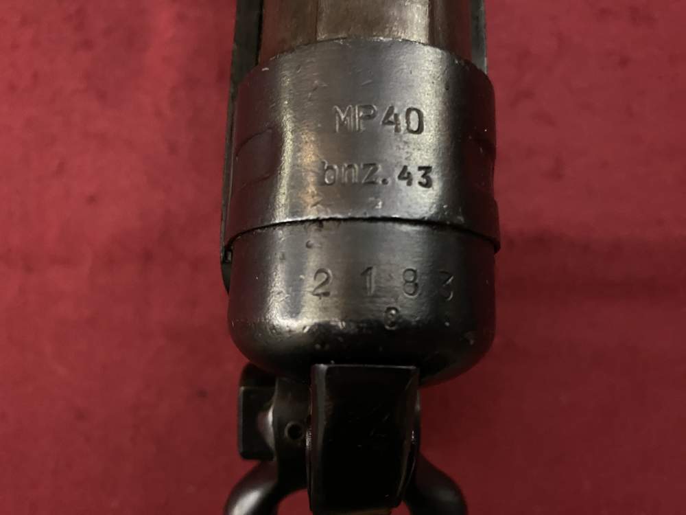 German MP-40 No LAW Letter Post Sample Machine Gun MP40 9mm, BNZ 43, WWII-img-107