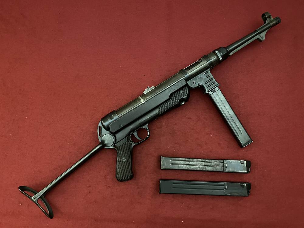 German MP-40 No LAW Letter Post Sample Machine Gun MP40 9mm, BNZ 43, WWII-img-0