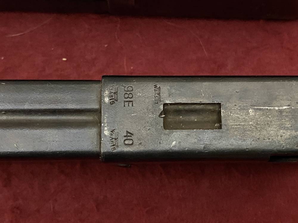 German MP-40 No LAW Letter Post Sample Machine Gun MP40 9mm, BNZ 43, WWII-img-181