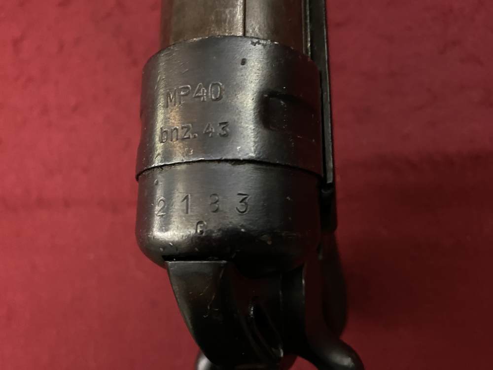 German MP-40 No LAW Letter Post Sample Machine Gun MP40 9mm, BNZ 43, WWII-img-108