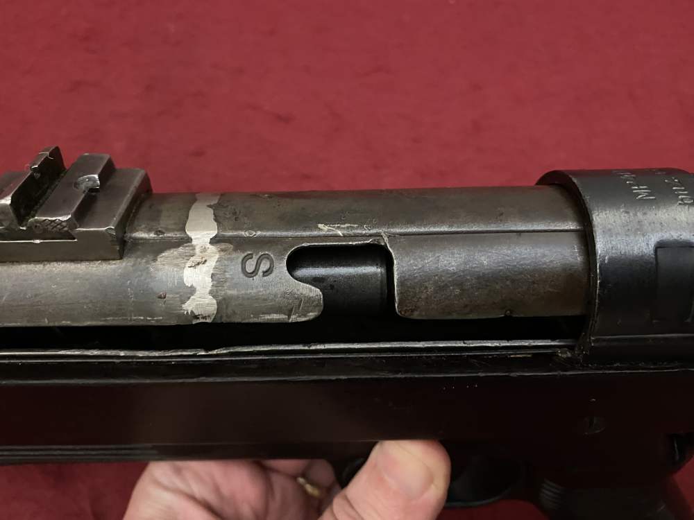 German MP-40 No LAW Letter Post Sample Machine Gun MP40 9mm, BNZ 43, WWII-img-117