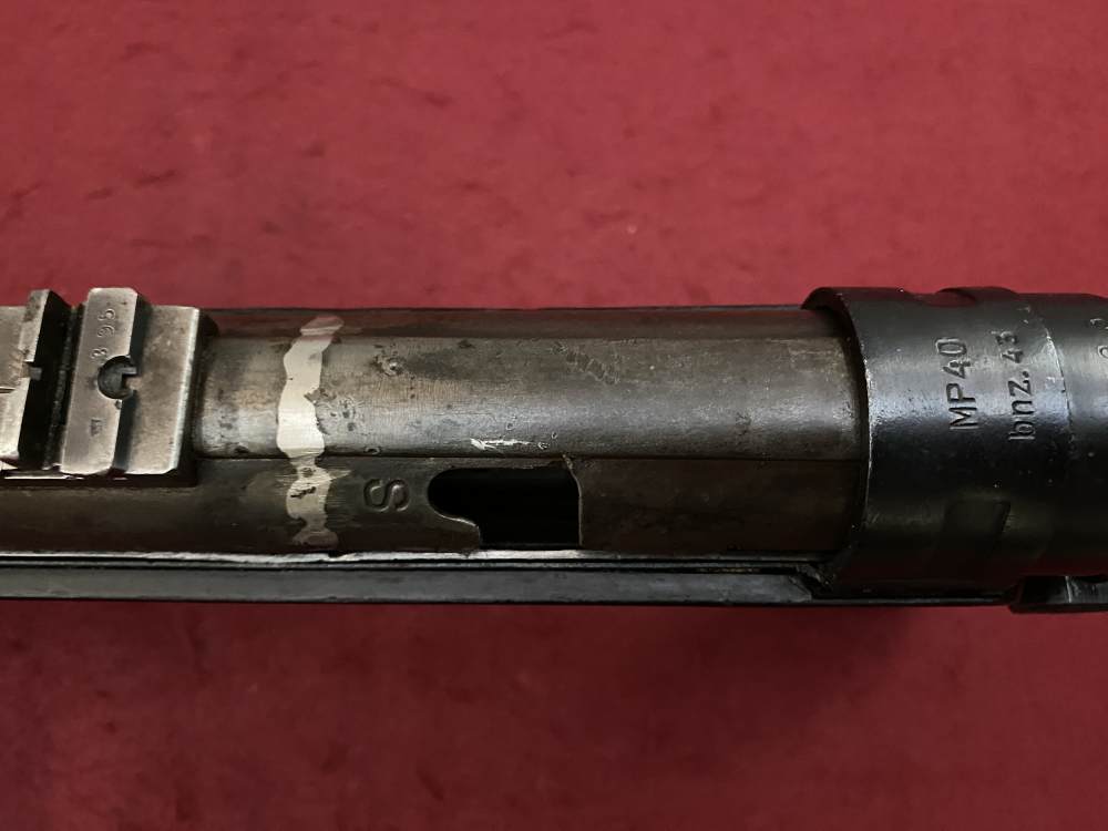 German MP-40 No LAW Letter Post Sample Machine Gun MP40 9mm, BNZ 43, WWII-img-111