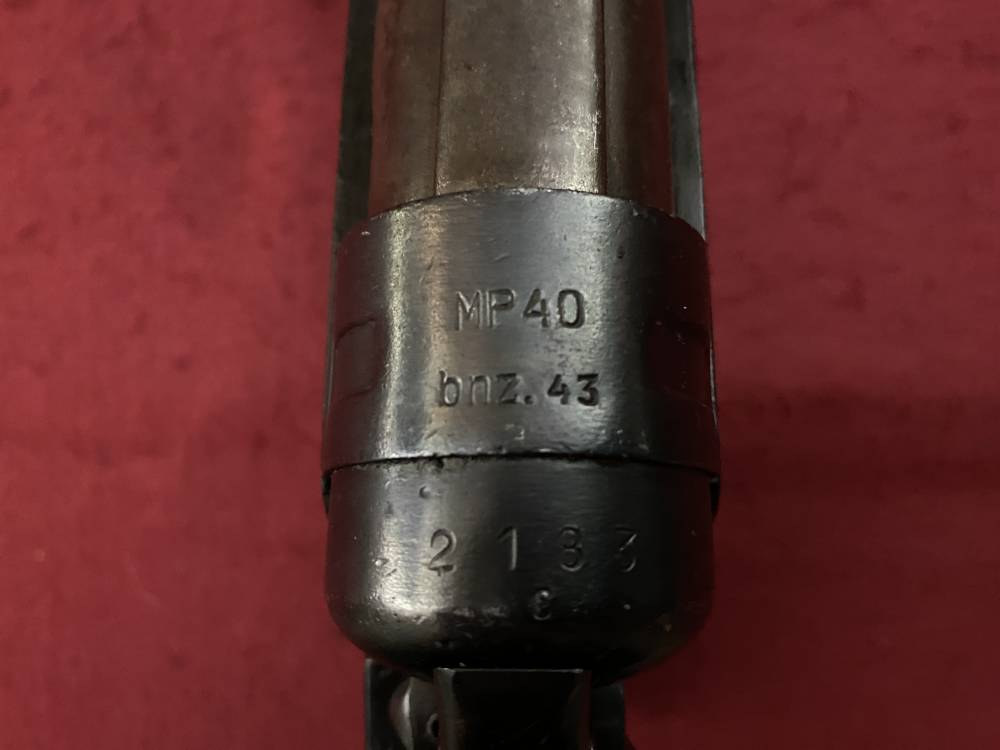 German MP-40 No LAW Letter Post Sample Machine Gun MP40 9mm, BNZ 43, WWII-img-106