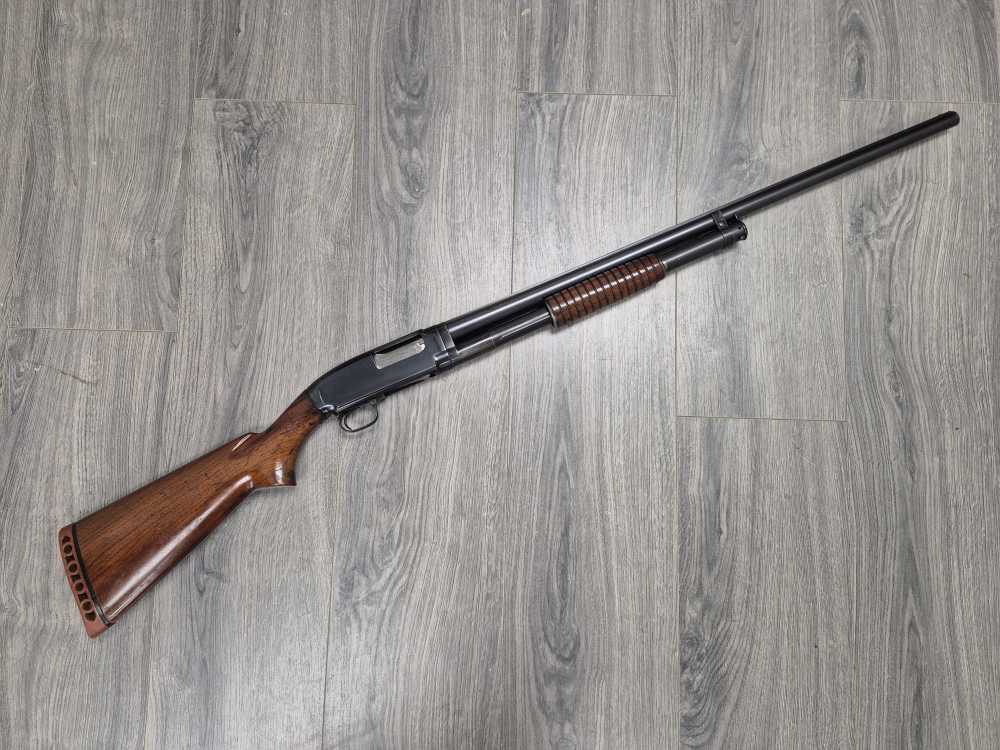 PENNY! VERY NICE WINCHESTER MODEL 12 PUMP SHOTGUN 16 GAIGE 1941 MADE 85%-img-1