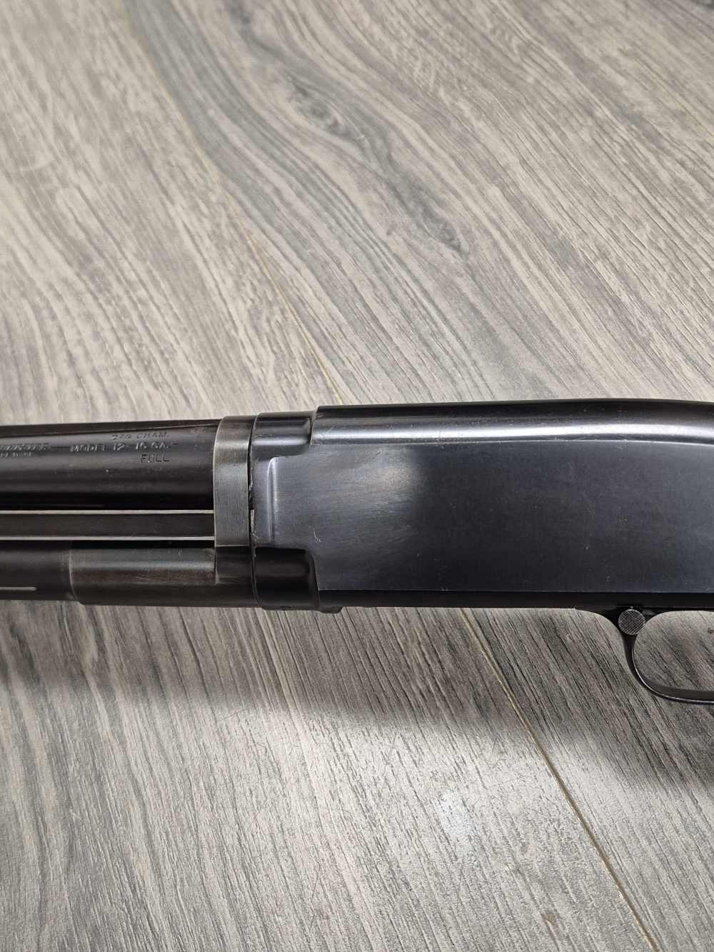 PENNY! VERY NICE WINCHESTER MODEL 12 PUMP SHOTGUN 16 GAIGE 1941 MADE 85%-img-11