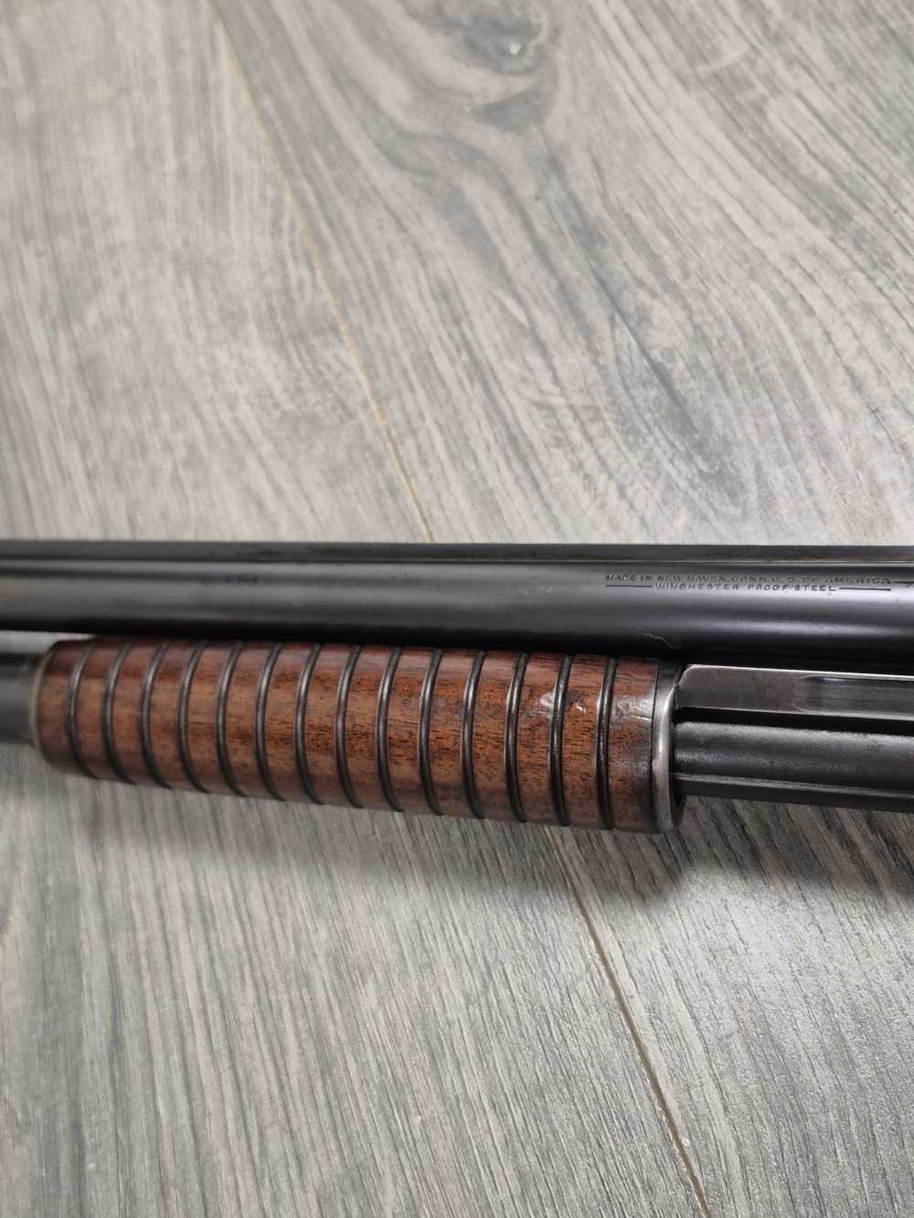 PENNY! VERY NICE WINCHESTER MODEL 12 PUMP SHOTGUN 16 GAIGE 1941 MADE 85%-img-13