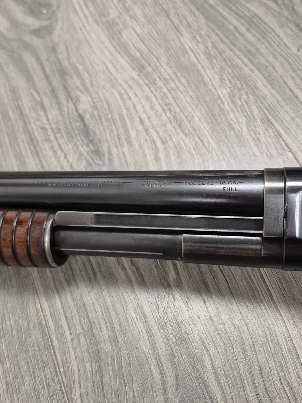 PENNY! VERY NICE WINCHESTER MODEL 12 PUMP SHOTGUN 16 GAIGE 1941 MADE 85%-img-12