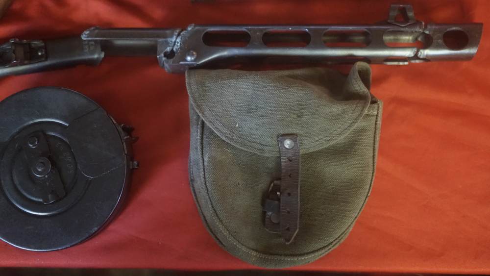 PPsh41 unissued complete parts kit barrel drum pouch and sling PPsh 41-img-2