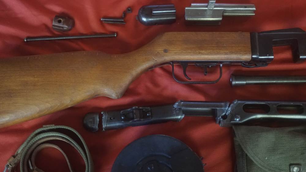 PPsh41 unissued complete parts kit barrel drum pouch and sling PPsh 41-img-7