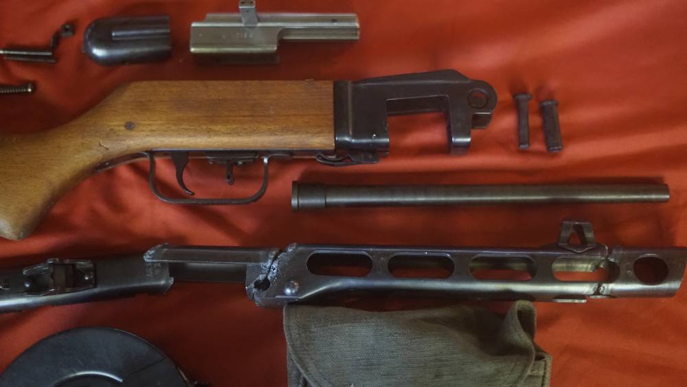 PPsh41 unissued complete parts kit barrel drum pouch and sling PPsh 41-img-3