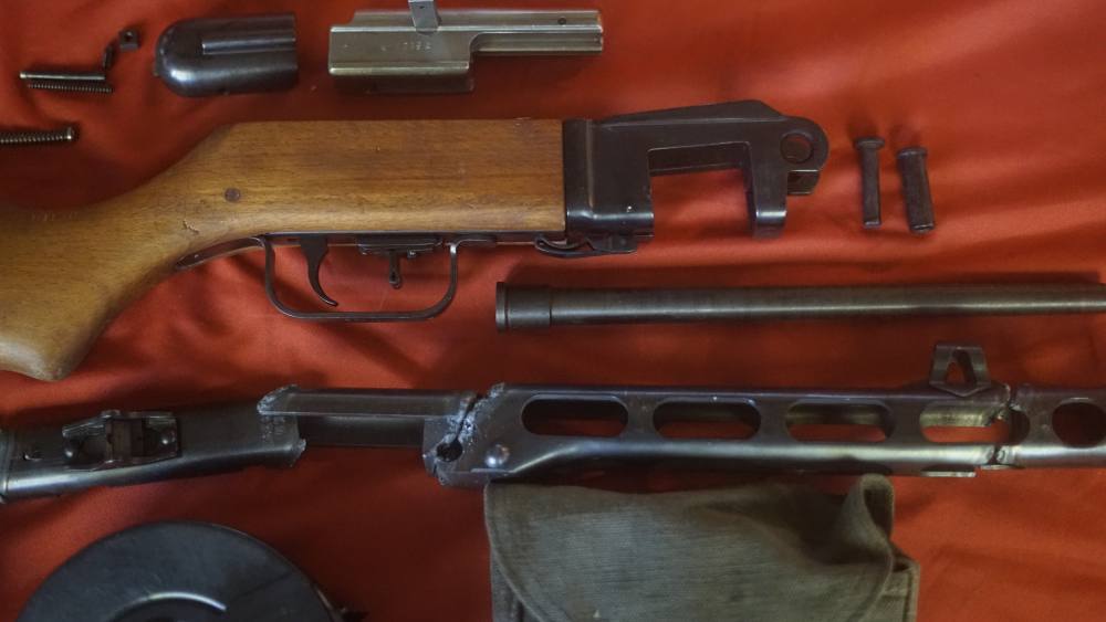 PPsh41 unissued complete parts kit barrel drum pouch and sling PPsh 41-img-4