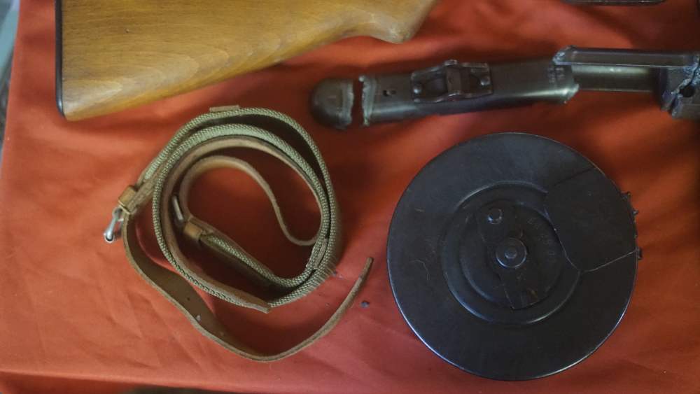 PPsh41 unissued complete parts kit barrel drum pouch and sling PPsh 41-img-6