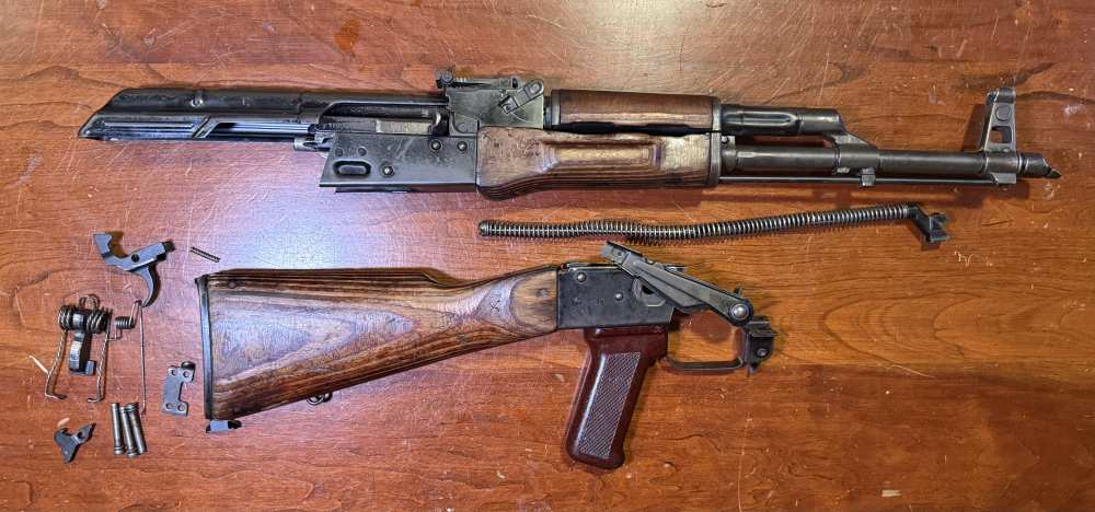 1977 Izhmash AKM Parts Kit w/ Original Barrel - Matching/Correct -img-1