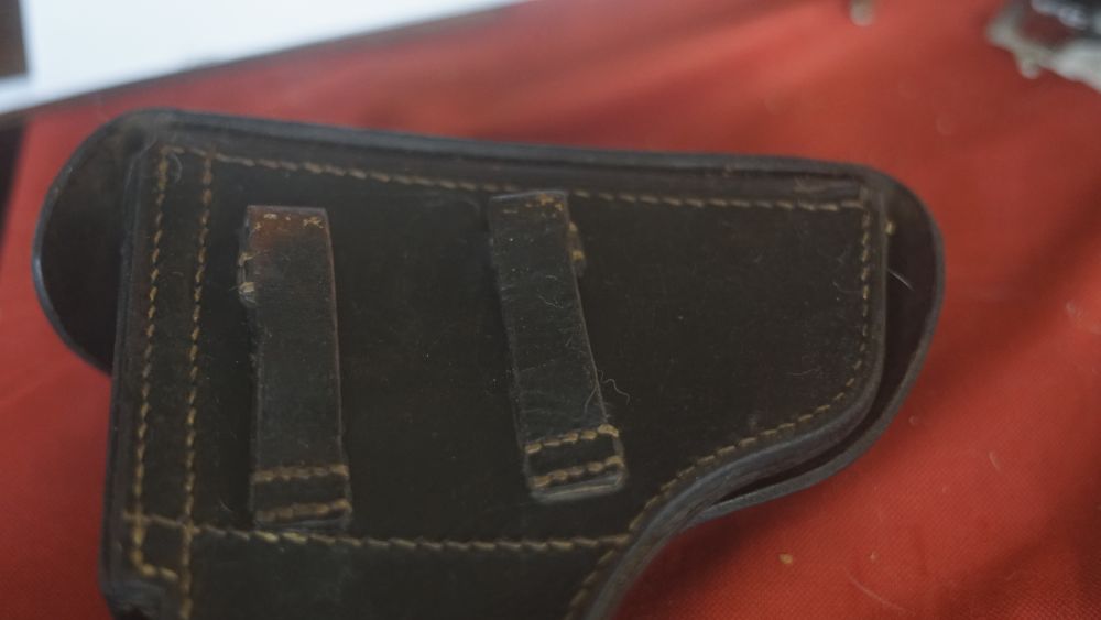 P38 WW2 hardshell holster marked bdr43 -img-1