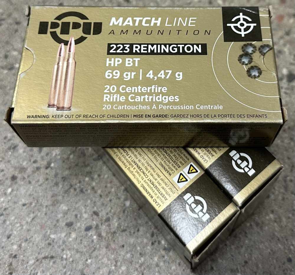 PPU Prvi Partizan 223 Rem 69GR HP BT .223 60 Rounds PPM2231 -img-0