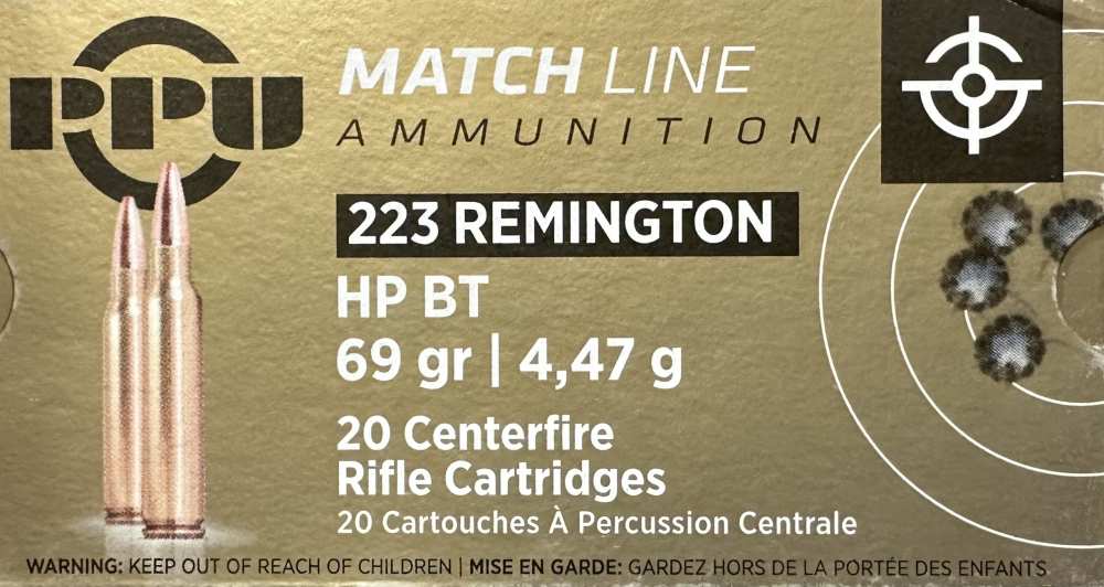 PPU Prvi Partizan 223 Rem 69GR HP BT .223 60 Rounds PPM2231 -img-2