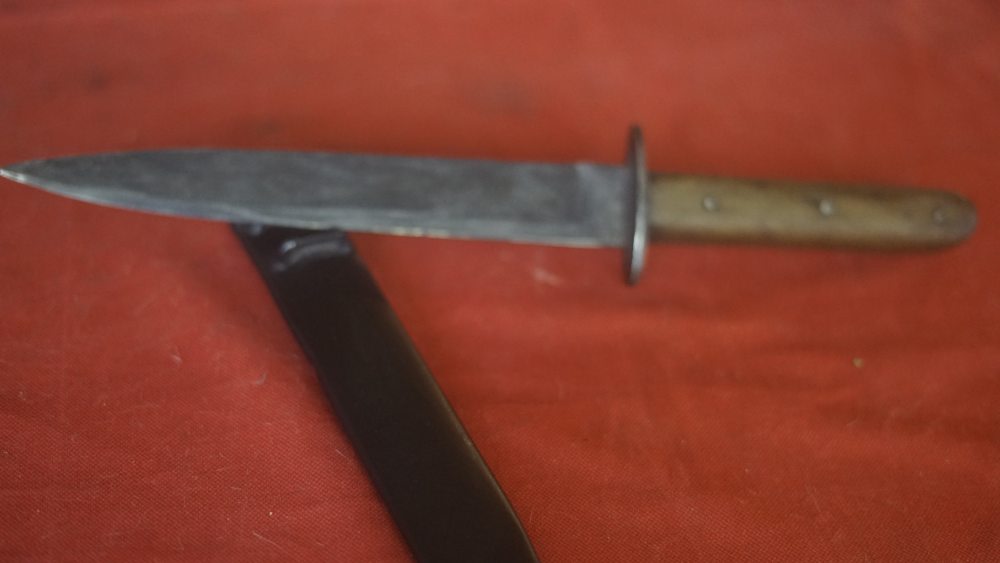 WW1 WW2 Austrian trench fighting knife-img-0