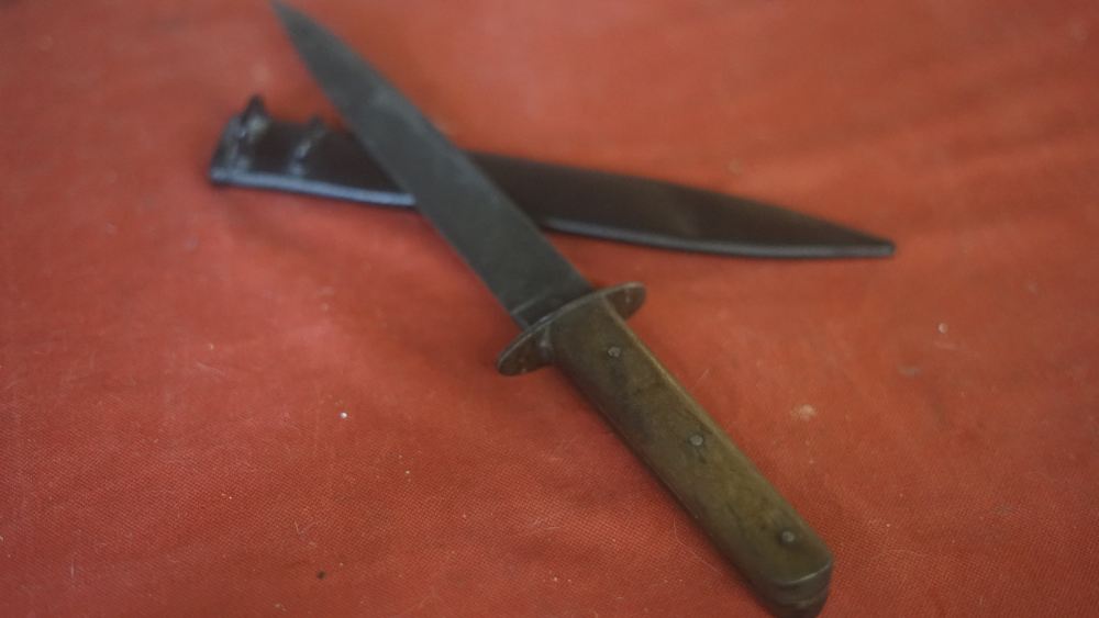 WW1 WW2 Austrian trench fighting knife-img-3