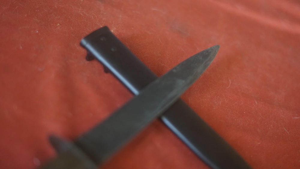 WW1 WW2 Austrian trench fighting knife-img-1