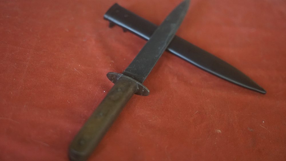 WW1 WW2 Austrian trench fighting knife-img-2
