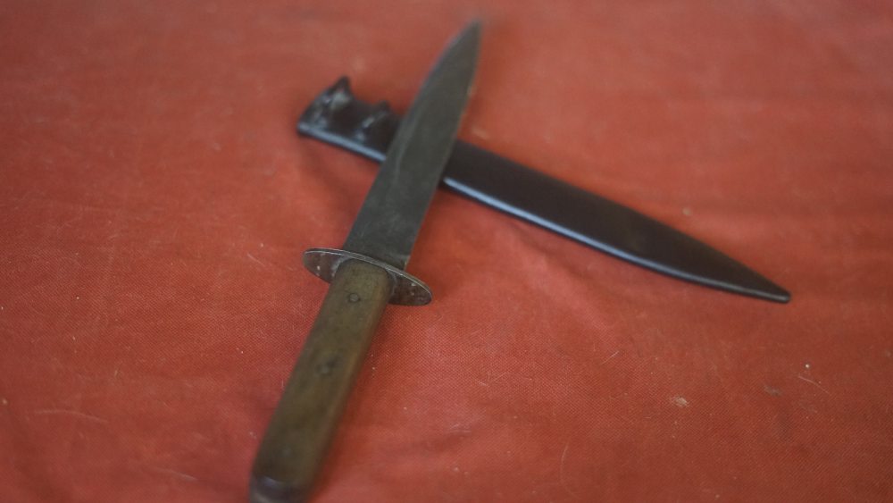 WW1 WW2 Austrian trench fighting knife-img-6