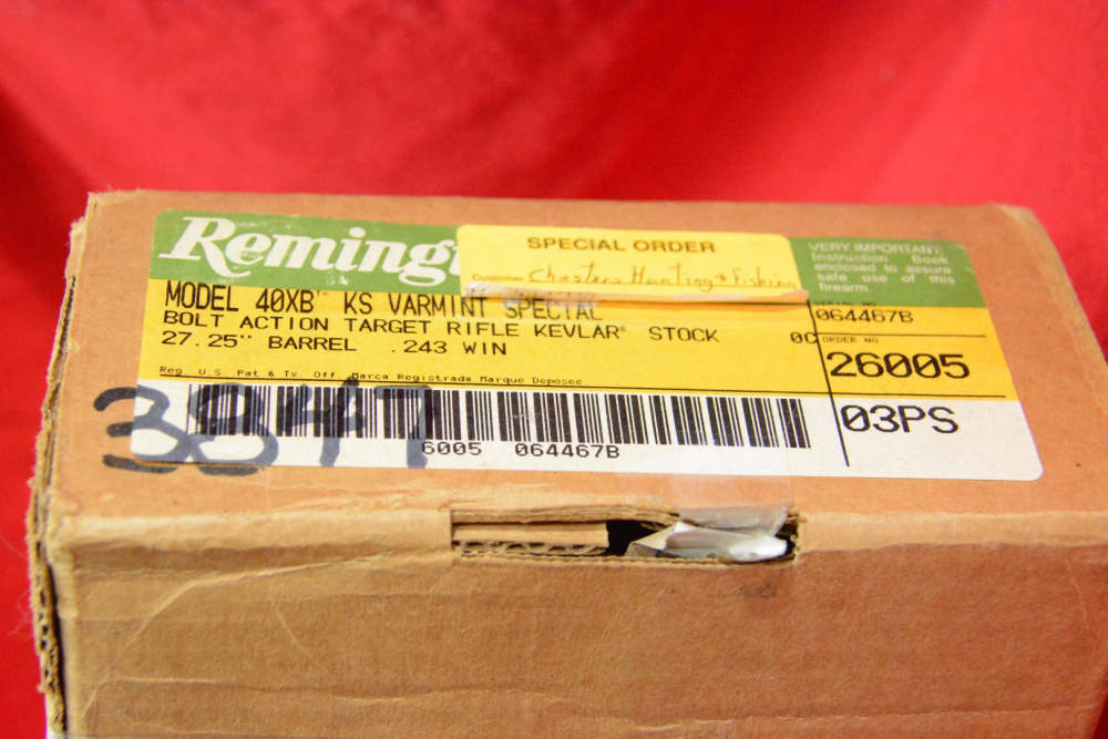 Remington 40-XB KS Varmint Special .243 Win Custom Shop Unfired w/ Box-img-1