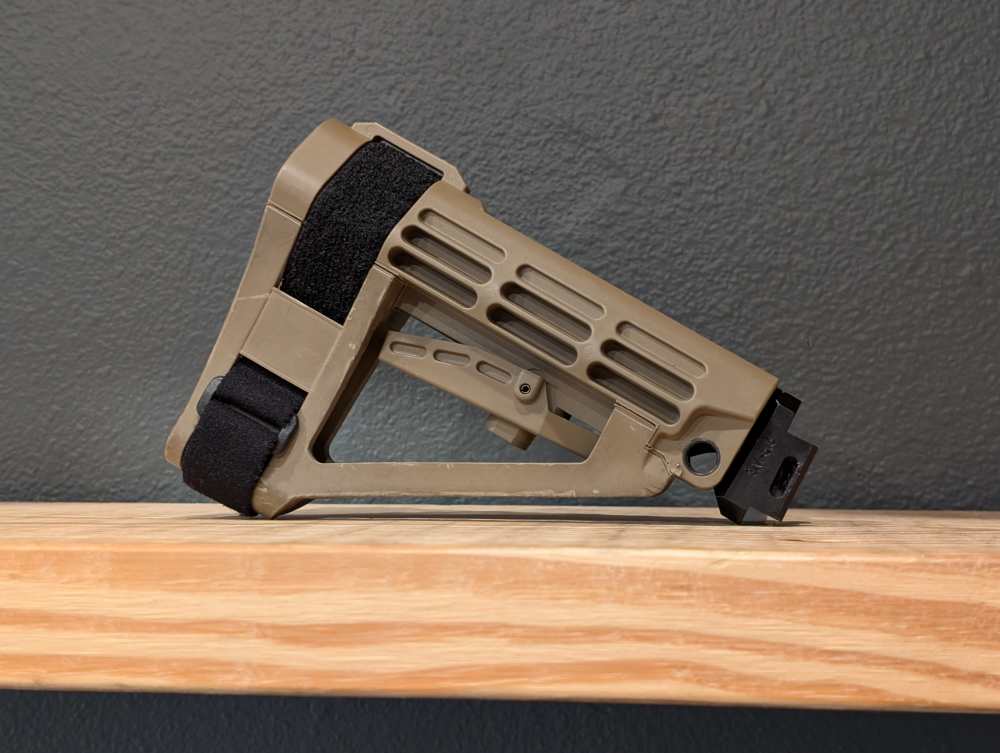 JMac Customs ST-6 for 5.5mm Folding AKs w/ FDE SB Tactical Brace - SBA4-img-2