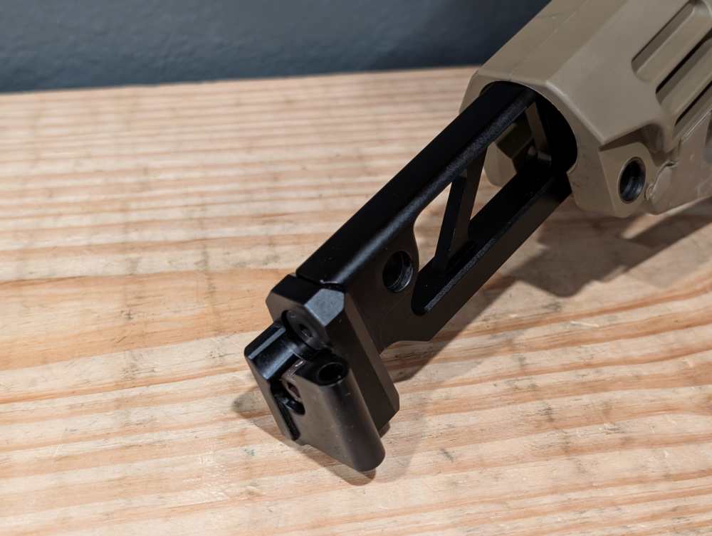JMac Customs ST-6 for 5.5mm Folding AKs w/ FDE SB Tactical Brace - SBA4-img-0