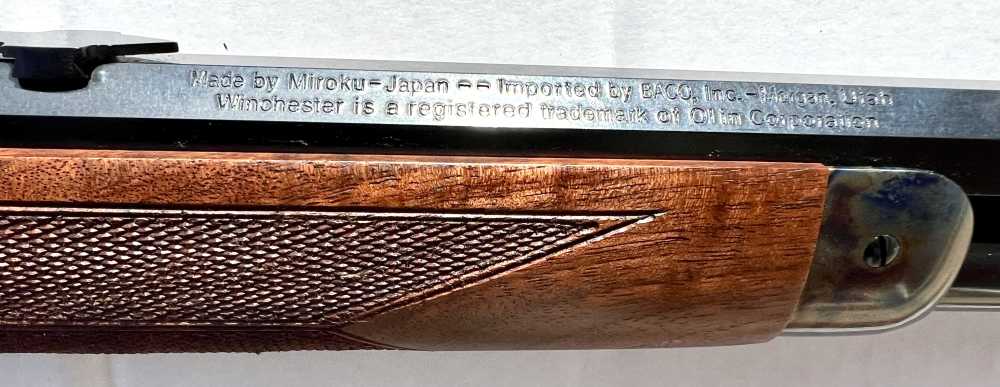 Winchester 1892 Deluxe Case Color 45 Colt Octagon T/D NIB 2026 Nice Wood-img-11