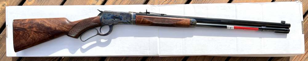 Winchester 1892 Deluxe Case Color 45 Colt Octagon T/D NIB 2026 Nice Wood-img-1